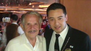 Mr. Babychuck (left) and Sommelier Thai Reznich (right).