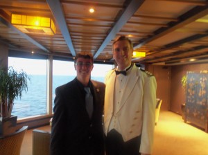 Stan and I in the Silk Den.