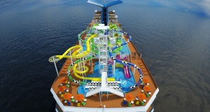 Carnival Sunshine Dry Dock: Waterworks & Sportsquare (Video)